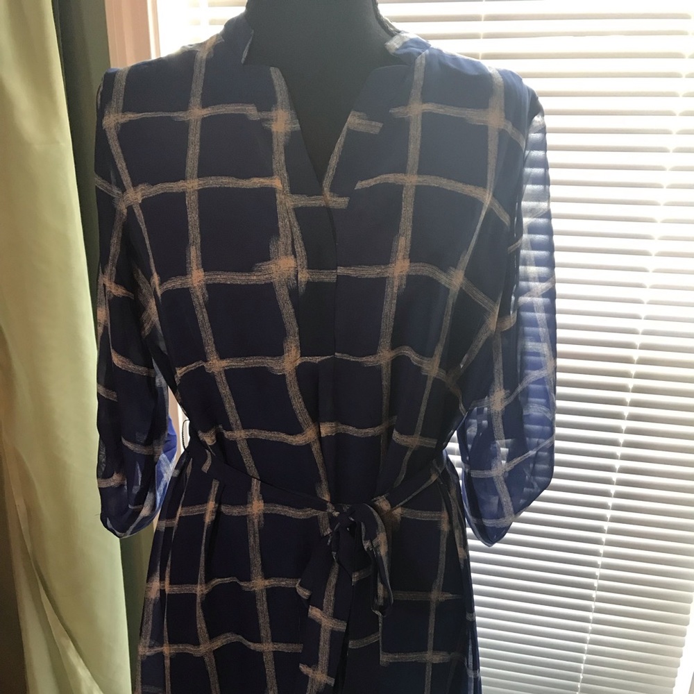 Blue/ white shirt dress!